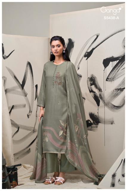 Ganga dreaka 5438 dress material wholesale dealers in chikpet